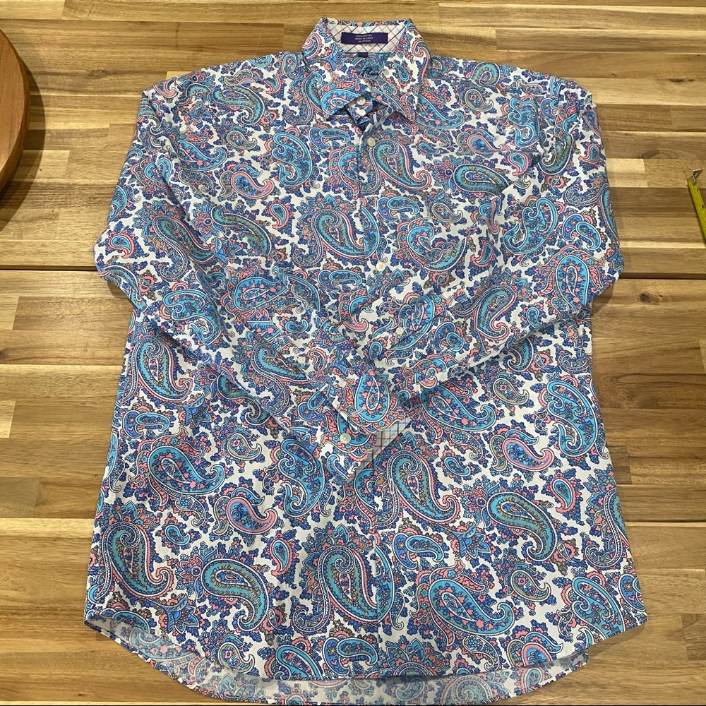 Alan Flusser Paisley dress shirt